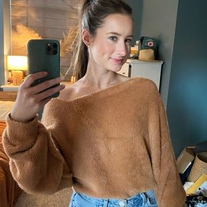 NWT Free People Off the Shoulder Sweater